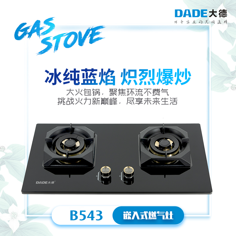 DADE大德-嵌入式燃气灶-B543-